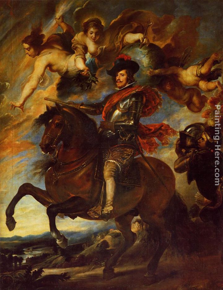 Allegorical Portrait of Philip IV painting - Diego Rodriguez de Silva Velazquez Allegorical Portrait of Philip IV art painting